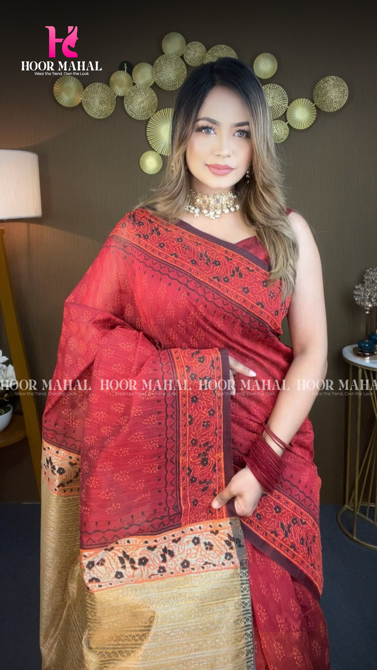 খাদি সিল্ক শাড়ি